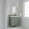James Martin Vanities Brittany 30in Single Vanity, Smokey Celadon w/ 3 CM White Zeus Top 650-V30-SC-3WZ - alternate 2